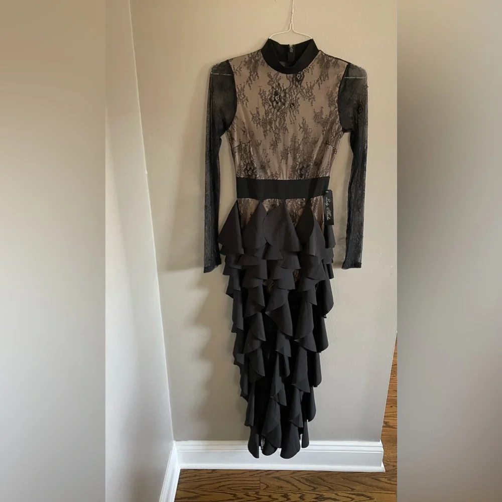 ALAMOUR BLITHE LA gown lace dress maxi NWT - Picture 2 of 13